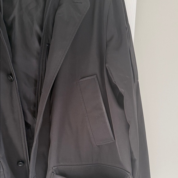 Men's Black Hooded Jacket - Picture 5 of 7